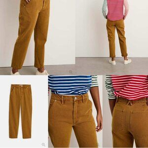 Alex Mill Thompson Straight Leg Jeans Women's 12 Golden Khaki Recycled‎ Denim